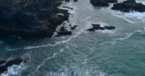 Tregudda Gorge, Cornwall Stock Footage 104962290