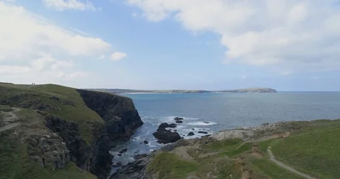 Tregudda Gorge, Cornwall Stock Footage 104963156