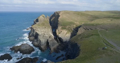 Tregudda Gorge, Cornwall Video stock 105303674