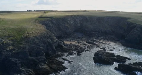 Tregudda Gorge, Cornwall Stock Footage 105305096