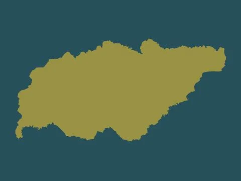 Treinta y Tres, Uruguay. Solid color shape Stock Illustration