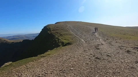 Trek on helvellyn Stock Footage 118016033