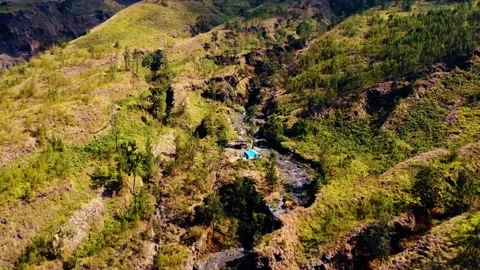 On the trek to Mount Rinjani Vidéo 288837372