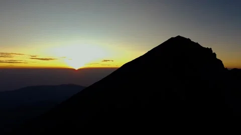 On the trek to Mount Rinjani Stock Footage 288837834