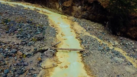 On the trek to Mount Rinjani Stock Footage 288839563