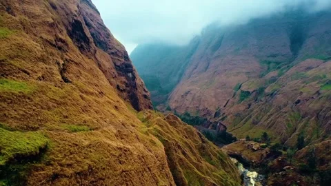 On the trek to Mount Rinjani Stock Footage 288839731
