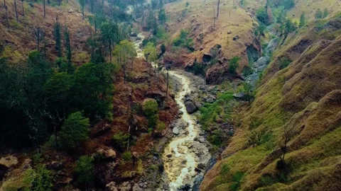 On the trek to Mount Rinjani Stock Footage 288839807