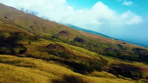 On the trek to Mount Rinjani's Stock Footage 288840117