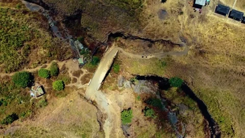 On the trek to Mount Rinjani's Stock Footage 288840370