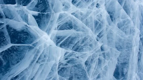 Trekking on Deep Blue Ice in Tibet Vídeos de archivo 345167003