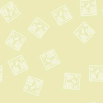 Trekking delivery line seamless pattern 스톡 일러스트
