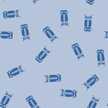 Trekking hiking backpack glyph vector seamless pattern 库存插图