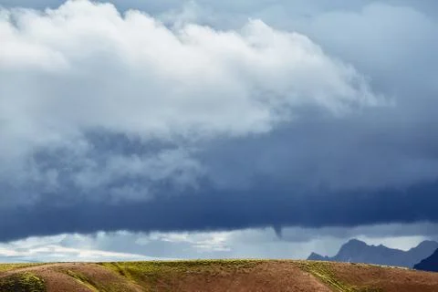 Trekking in Iceland Stock Photos