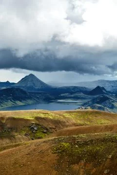 Trekking in Iceland Stock Photos