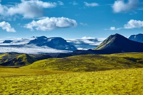 Trekking in Iceland Stock Photos