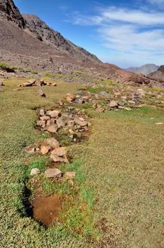 Trekking in the mountains Stock-Fotos