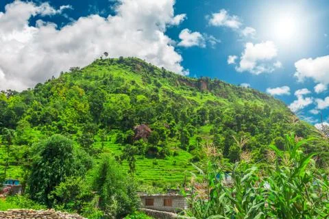 Trekking in Nepal Stock Photos