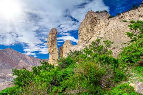 Trekking in Nepal Stock Photos
