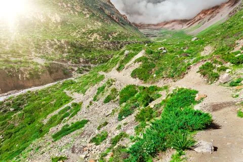 Trekking in Nepal Stock Photos