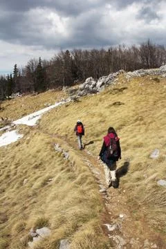 Trekking Stock Photos