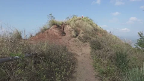 Trekking at the Taal Volcano in the Philippines. Video stock 73498596