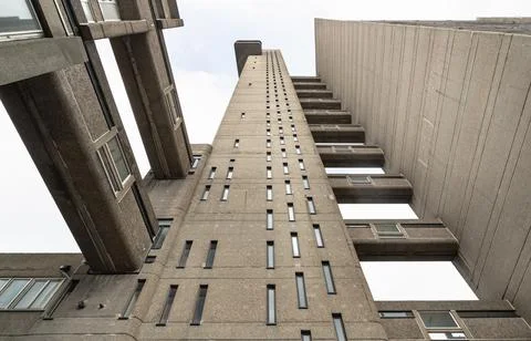 Trellick Tower is indeed recognized for its unique aesthetic and status as .. Stock Photos