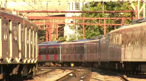 Trem paulista Stock Footage 861386
