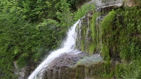 Treman State Park Waterfall, Ithaca New York Stock-Footage 141952134