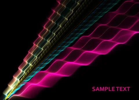 Trembling colored light Stock Illustration