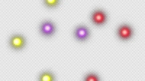 Trembling lights rising up Stock Footage 155348740