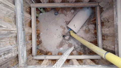 Trench for construction Stock Footage 158895013