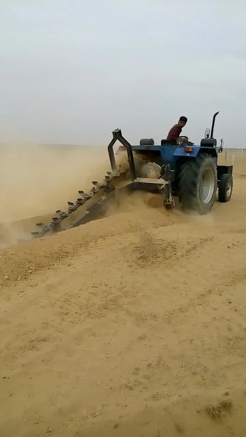 TRENCHING MACHINE Stock Footage 219928767