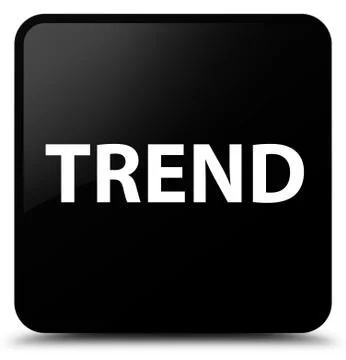Trend black square button 스톡 일러스트