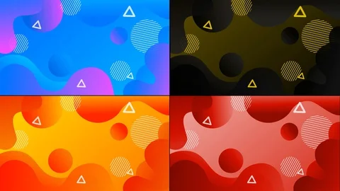 Trend Colors Background Stock Footage 129972323