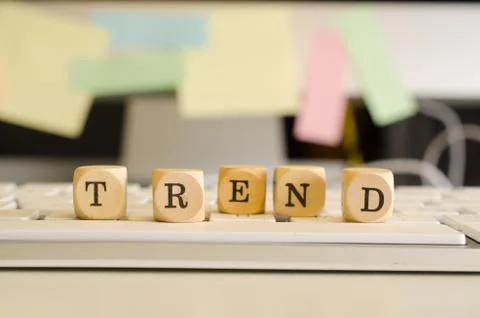 Trend concept image Stock Photos