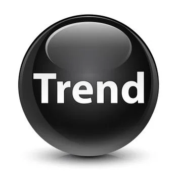 Trend glassy black round button 스톡 일러스트
