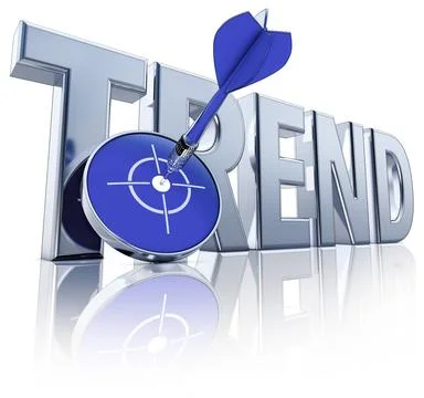 Trend high resolution rendering of a trend icon Copyright: xZoonar.com/fra... Stock Photos