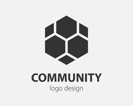 Trend logo vector hexagon tech design. Technology logotype for smart system,  Illustrazione stock