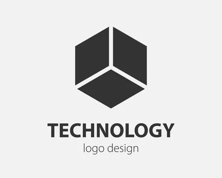 Trend logo vector hexagon tech design. Technology logotype for smart system,  Stock Illustration