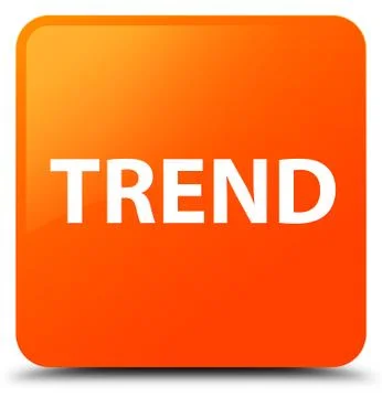 Trend orange square button 스톡 일러스트