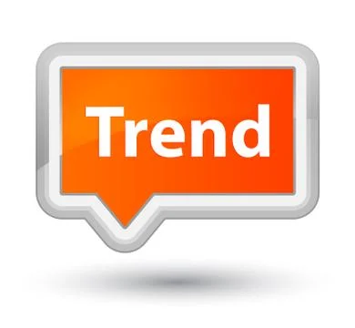 Trend prime orange banner button Stock Illustration