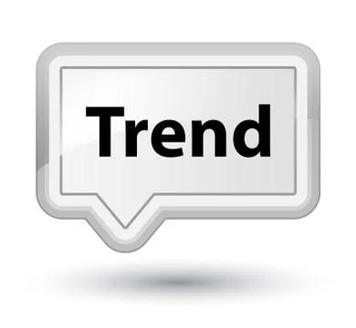 Trend prime white banner button Stock Illustration