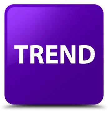 Trend purple square button Stock Illustration