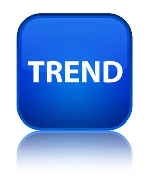 Trend special blue square button 스톡 일러스트