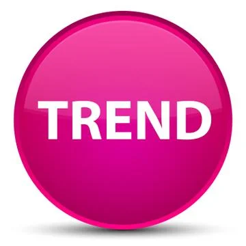 Trend special pink round button Illustrazione stock