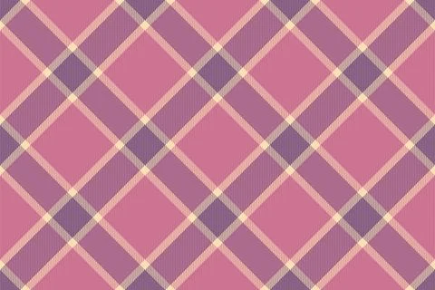 Trend vector pattern plaid, picture textile check fabric. Swatch background.. Stock Illustration