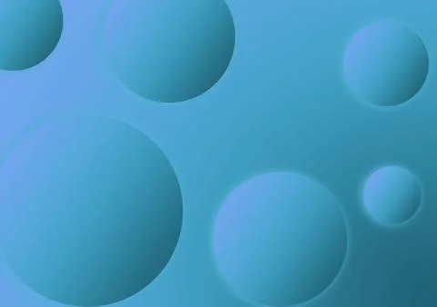 Trending Blue Gradient Circles With Gradient Background Stock Illustration