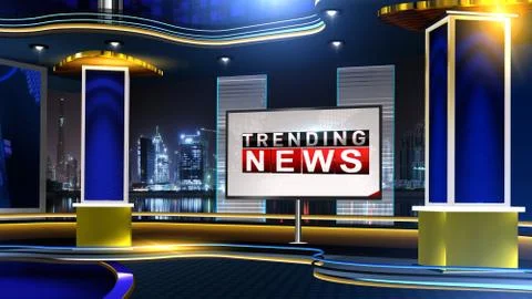 Trending news Virtual studio 스톡 일러스트