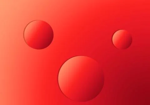Trending Red Gradient Circles With Gradient Background Stock Illustration