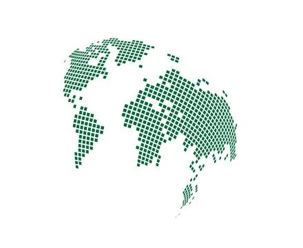 Trending World Map Vector Infographic Design and Arts Stock Illustration